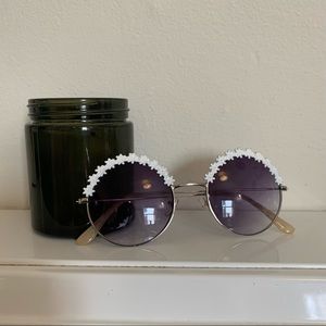 Betsey Johnson Flower Power Round Sunnies